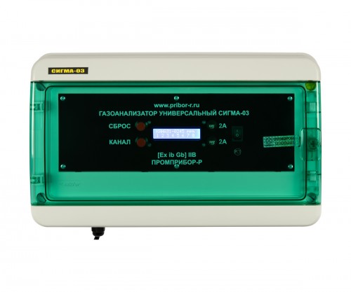Информационный блок газоанализатора СИГМА-03М.ИПК (8 каналов, 8 реле, Мод.1), элегаз RS485 + ПО, конвертер RS-485 к USB (Копия)